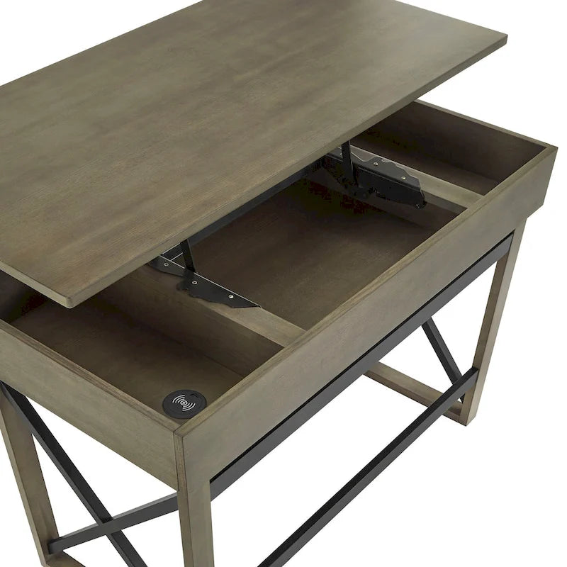 Bureau relevable avec station de charge Murali par iNSPIRE Q Modern