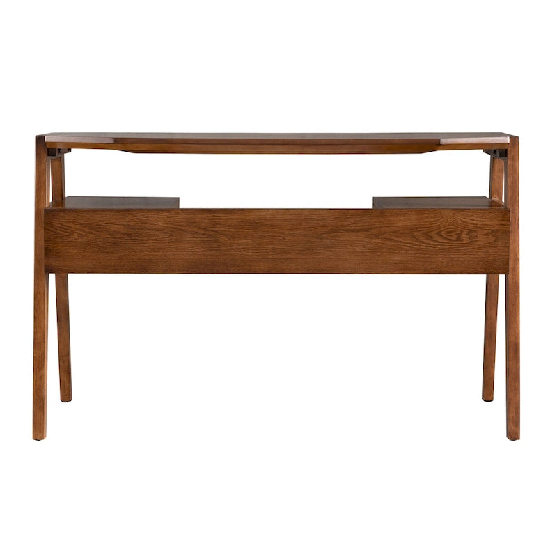 SEI Furniture Casella - Bureau d'écriture style Mid-Century moderne avec rangement
