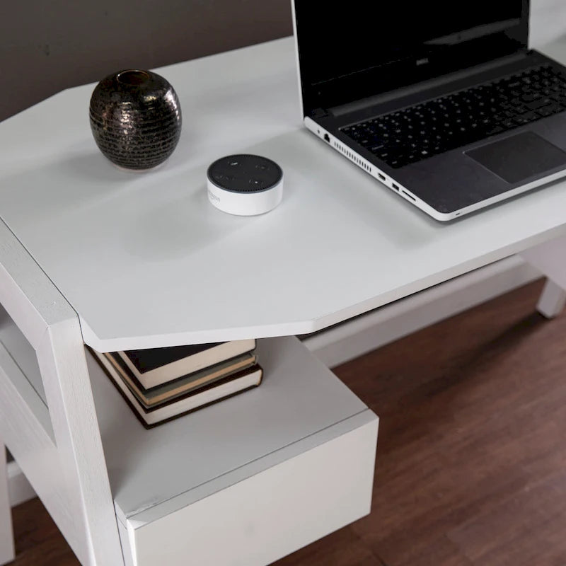 SEI Furniture Casella - Bureau d'écriture style Mid-Century moderne avec rangement