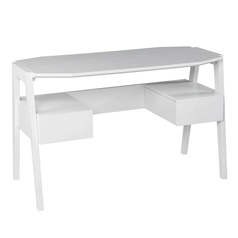 SEI Furniture Casella - Bureau d'écriture style Mid-Century moderne avec rangement