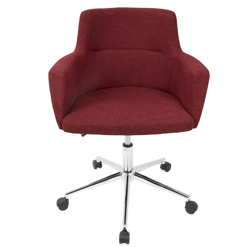 Chaise de bureau contemporaine en tissu Carson Carrington Duved - N/A