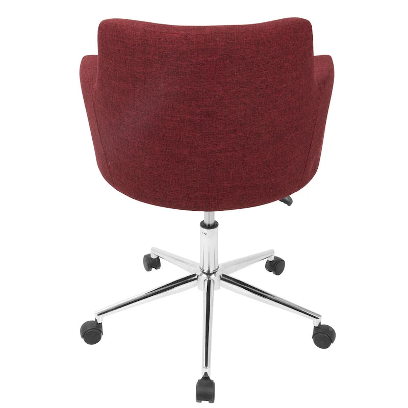 Chaise de bureau contemporaine en tissu Carson Carrington Duved - N/A