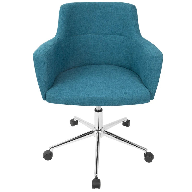 Chaise de bureau contemporaine en tissu Carson Carrington Duved - N/A