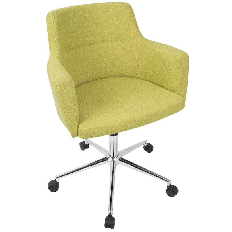 Chaise de bureau contemporaine en tissu Carson Carrington Duved - N/A