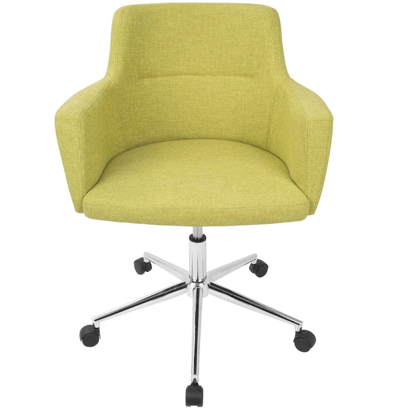 Chaise de bureau contemporaine en tissu Carson Carrington Duved - N/A