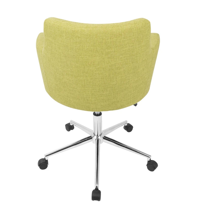 Chaise de bureau contemporaine en tissu Carson Carrington Duved - N/A