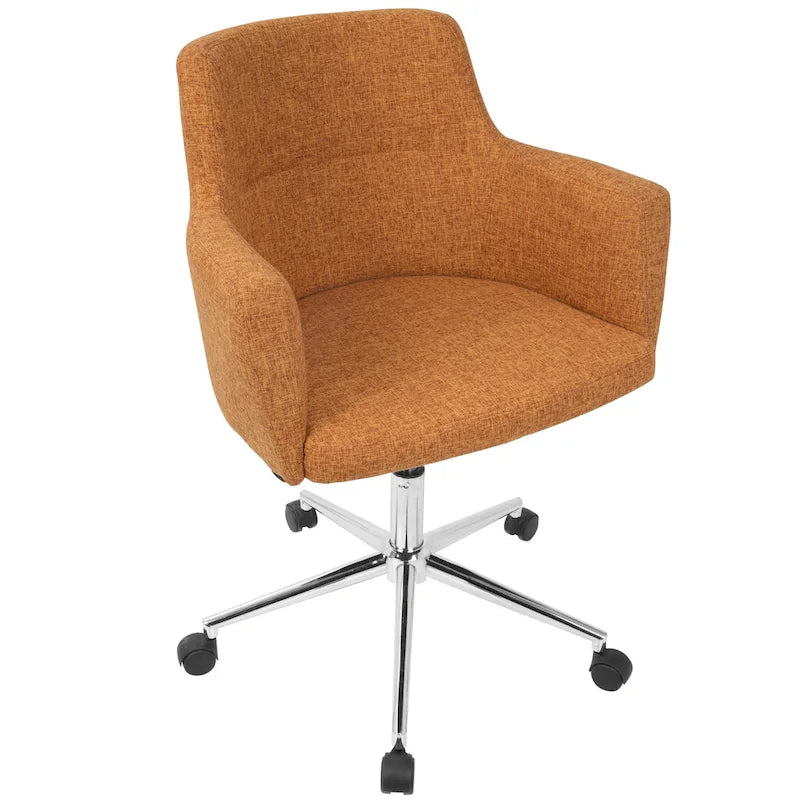 Chaise de bureau contemporaine en tissu Carson Carrington Duved - N/A