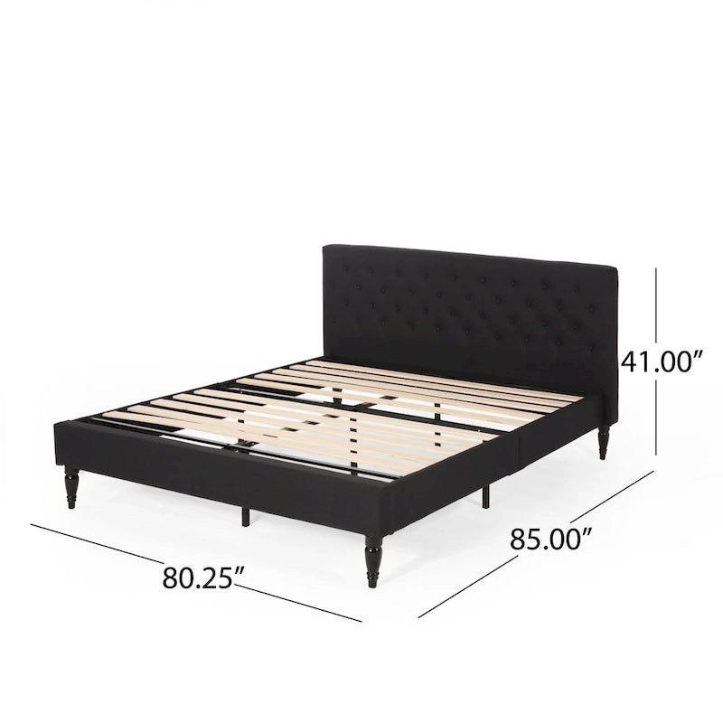 Lit plateforme rembourré King Atterbury par Christopher Knight Home