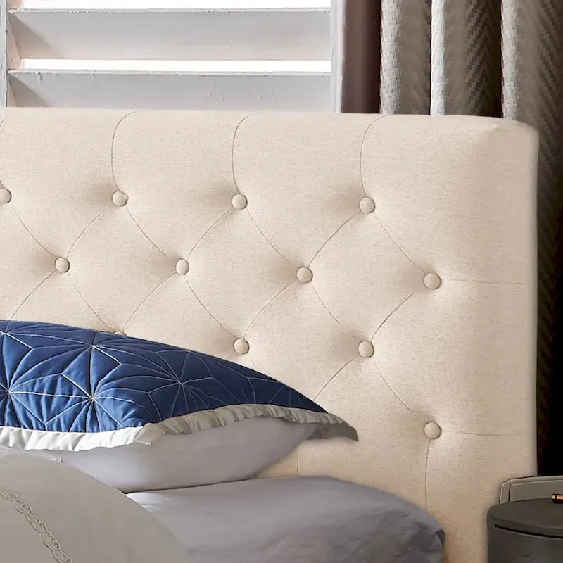 Lit plateforme rembourré King Atterbury par Christopher Knight Home