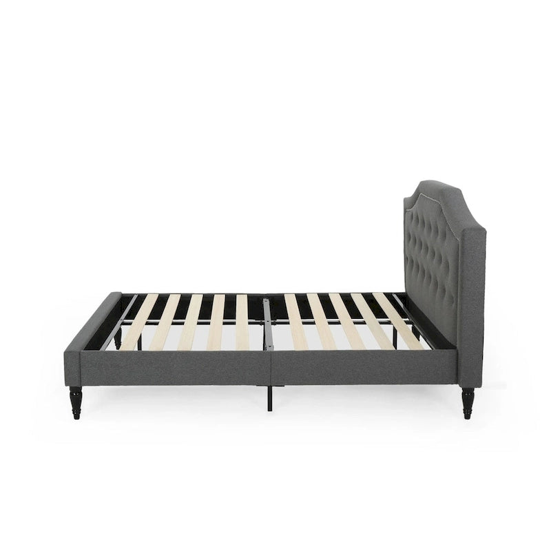 Lit plateforme Queen tapissé Elinor de Christopher Knight Home