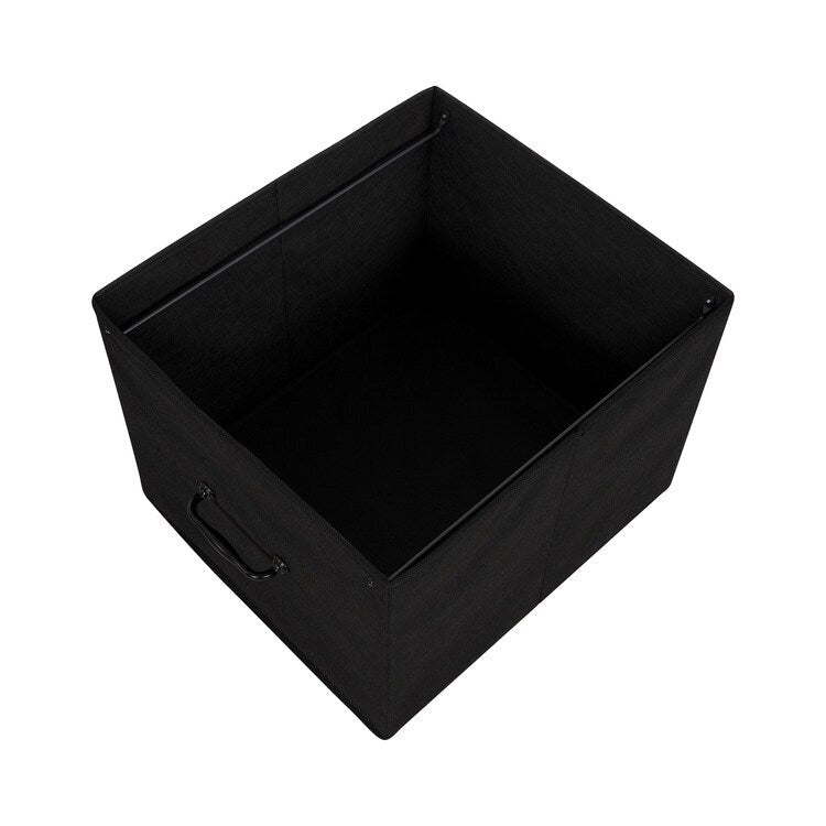 Meuble de classement mobile à 2 tiroirs avec support d'imprimante roulant avec étagère de rangement ouverte, armoire de classement verticale en tissu