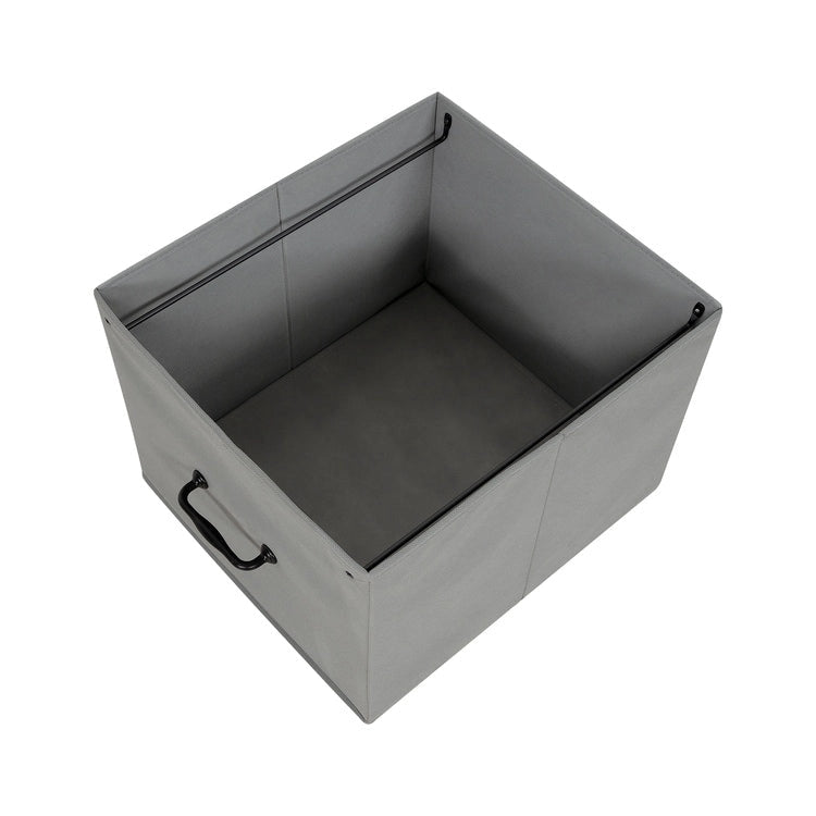 Meuble de classement mobile à 2 tiroirs avec support d'imprimante roulant avec étagère de rangement ouverte, armoire de classement verticale en tissu