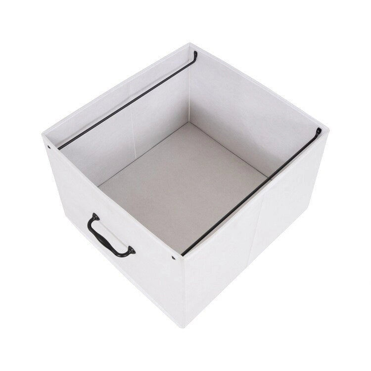 Meuble de classement mobile à 2 tiroirs avec support d'imprimante roulant avec étagère de rangement ouverte, armoire de classement verticale en tissu