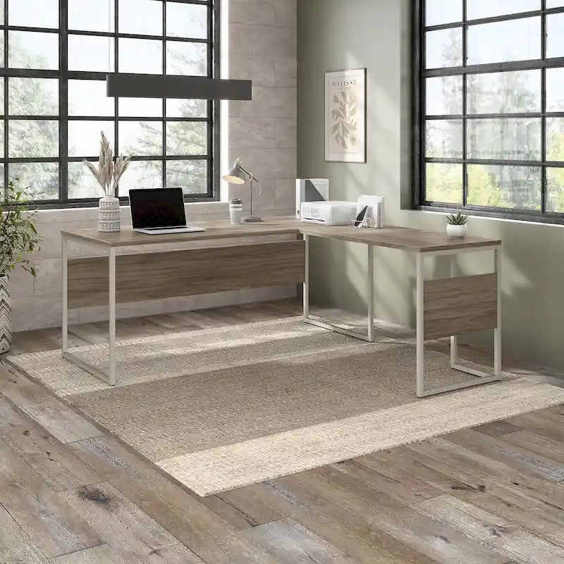 Bureau en L Hybrid de 72 po L x 30 po P de Bush Business Furniture