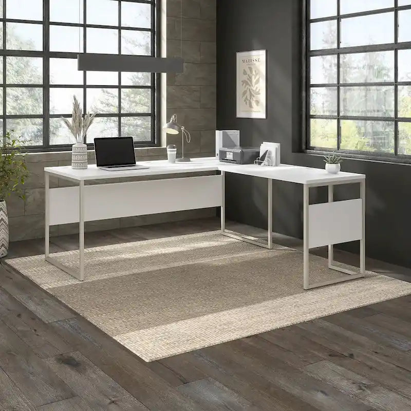 Bureau en L Hybrid de 72 po L x 30 po P de Bush Business Furniture