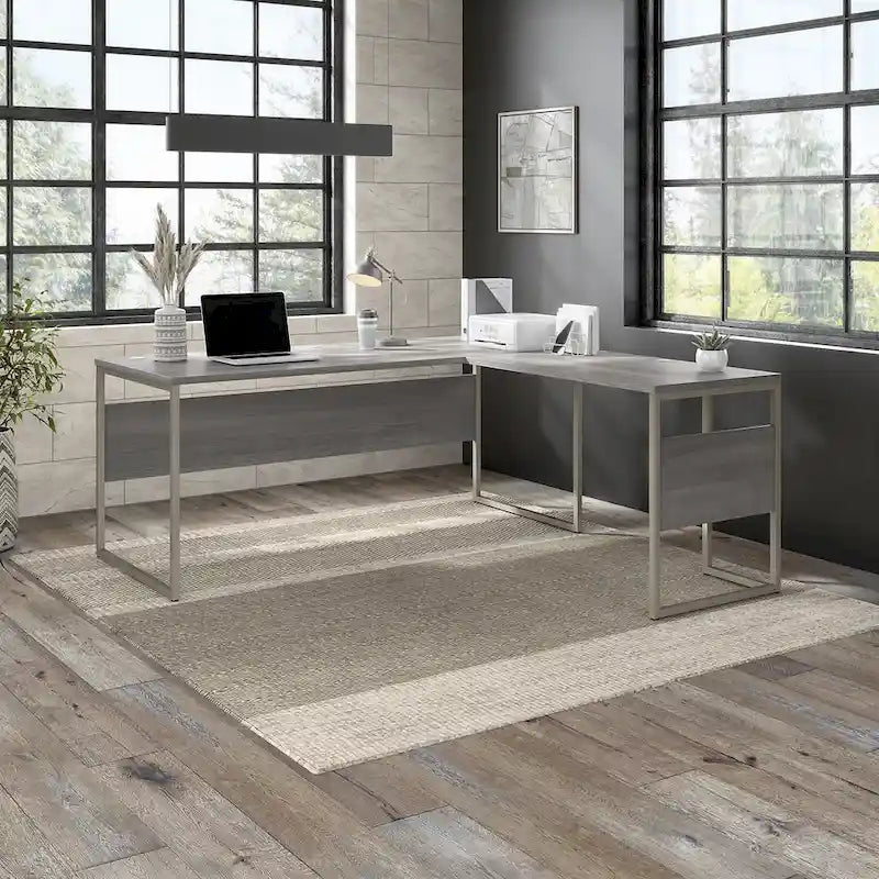 Bureau en L Hybrid de 72 po L x 30 po P de Bush Business Furniture