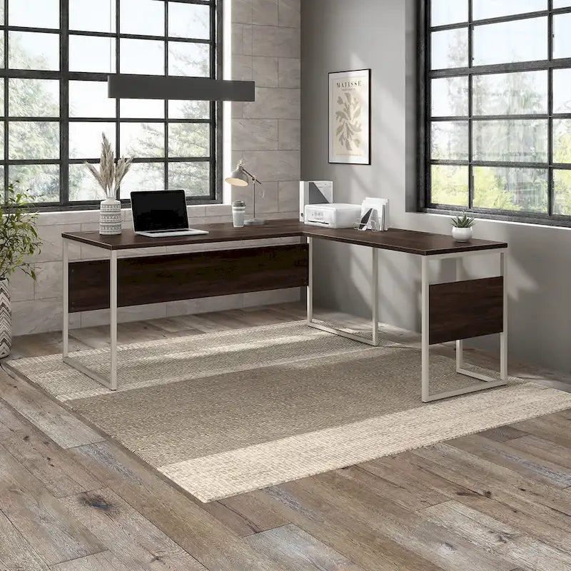 Bureau en L Hybrid de 72 po L x 30 po P de Bush Business Furniture