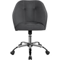 Chaise de bureau Yaheetech pour la maison, réglable en hauteur, pivotante à 360°