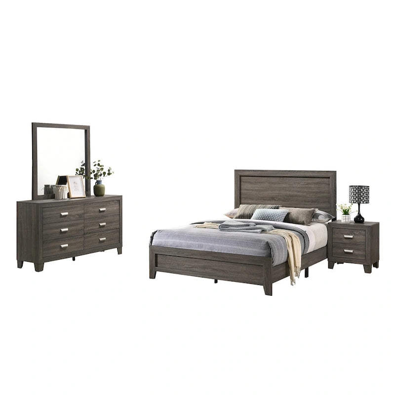 Ensemble de 4 meubles de chambre Anastasia de qualité supérieure