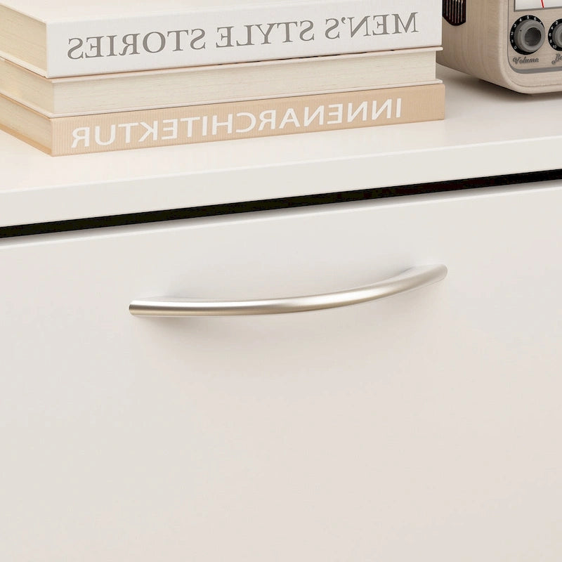 Meuble à chaussures pour entrée, blanc, étroit, avec abattants