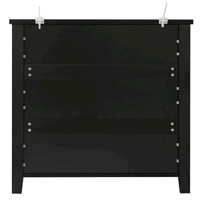 Commode, Armoire de chambre à coucher avec poignées rétro en forme de coquille