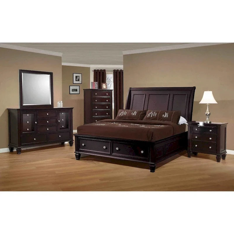 Chambre à coucher Grace 3 pièces avec 2 tables de chevet