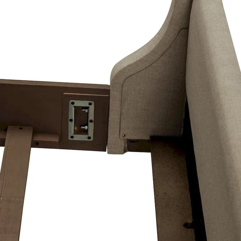 Lit de berger queen Americana Farmhouse Dusty Taupe