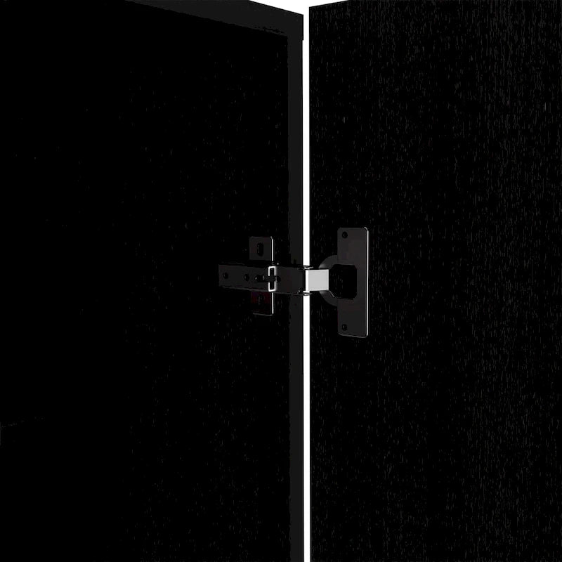 Armoire double rose FM Furniture avec tringle