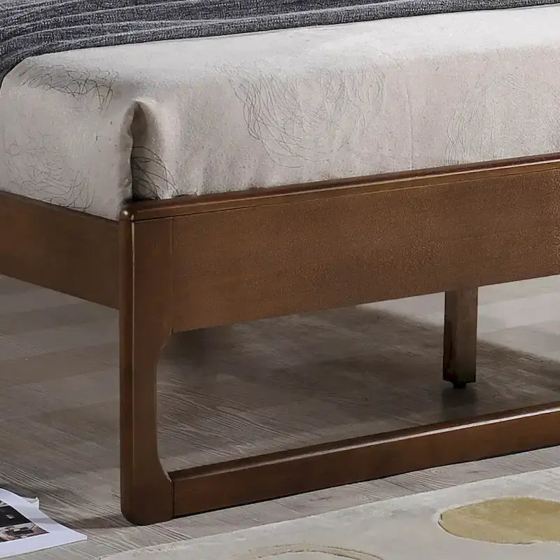 Lit plate-forme Cindy Transitional en bois, grand format, par Christopher Knight Home