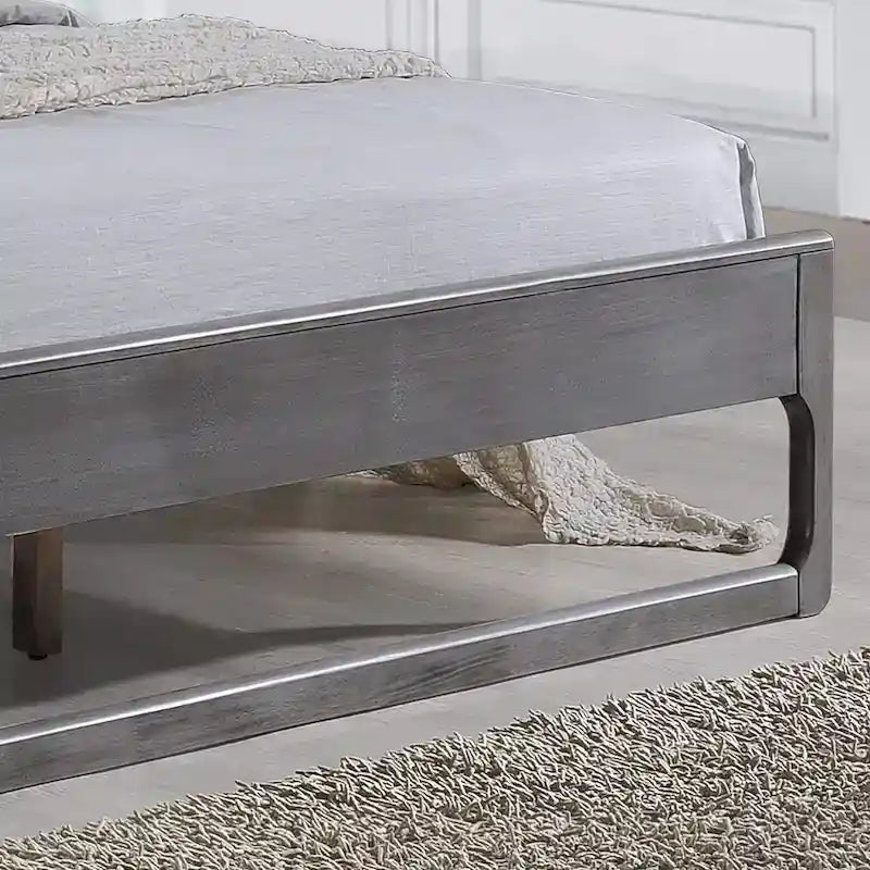 Lit plate-forme Cindy Transitional en bois, grand format, par Christopher Knight Home