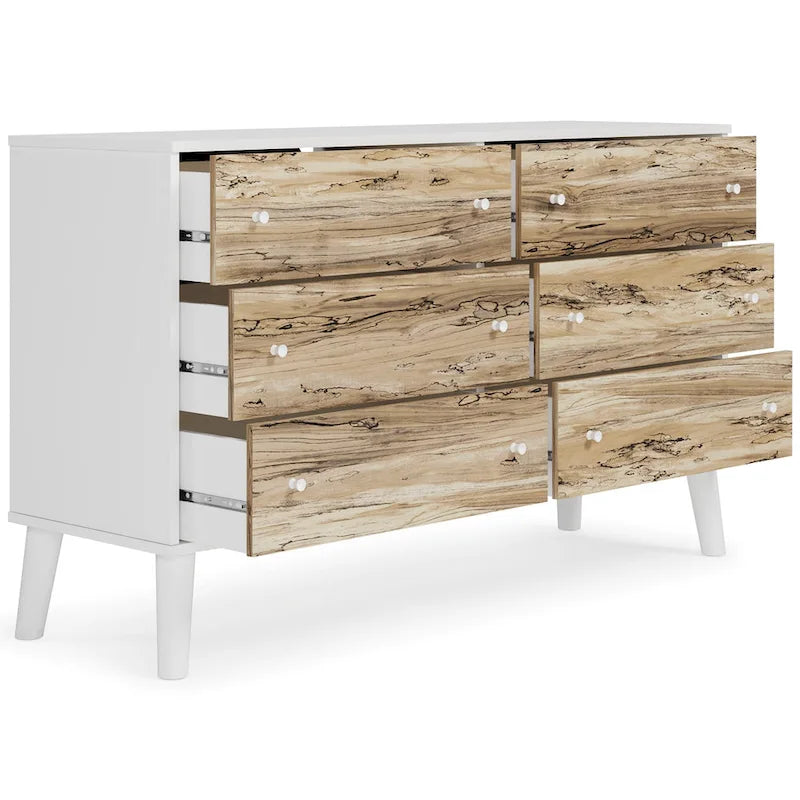 Signature Design by Ashley Piperton Woodgrain 6-drawer Dresser