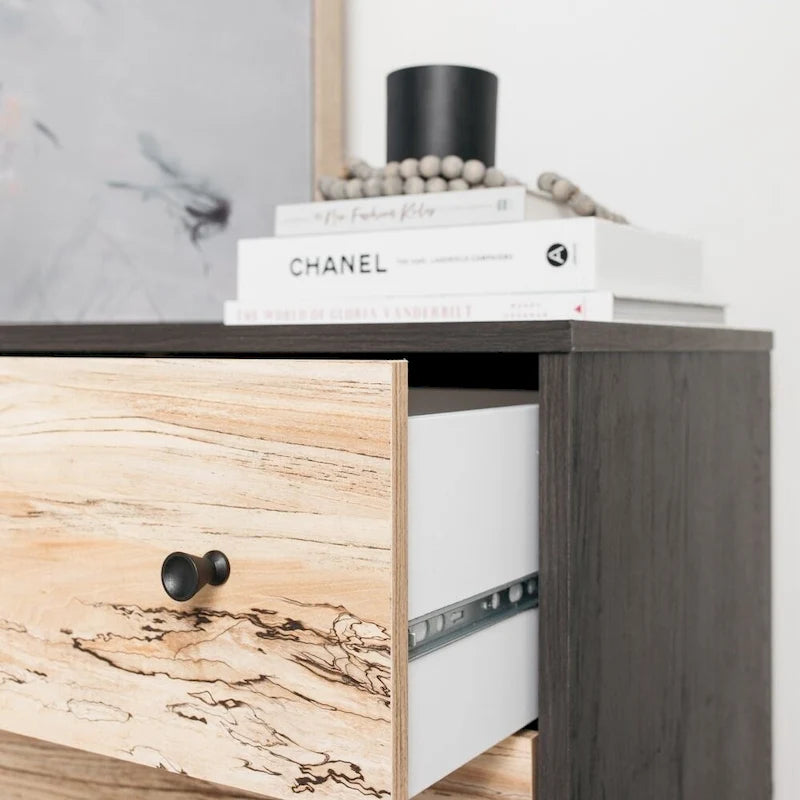 Commode à 6 tiroirs au fini grain de bois Piperton de Signature Design by Ashley
