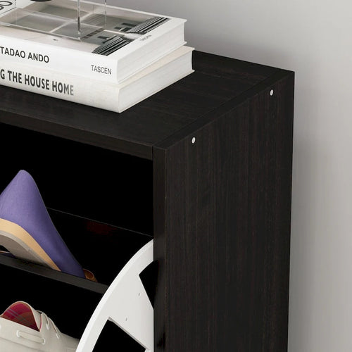 Meuble à chaussures tendance de 23,6 W avec 3 grands tiroirs dépliants