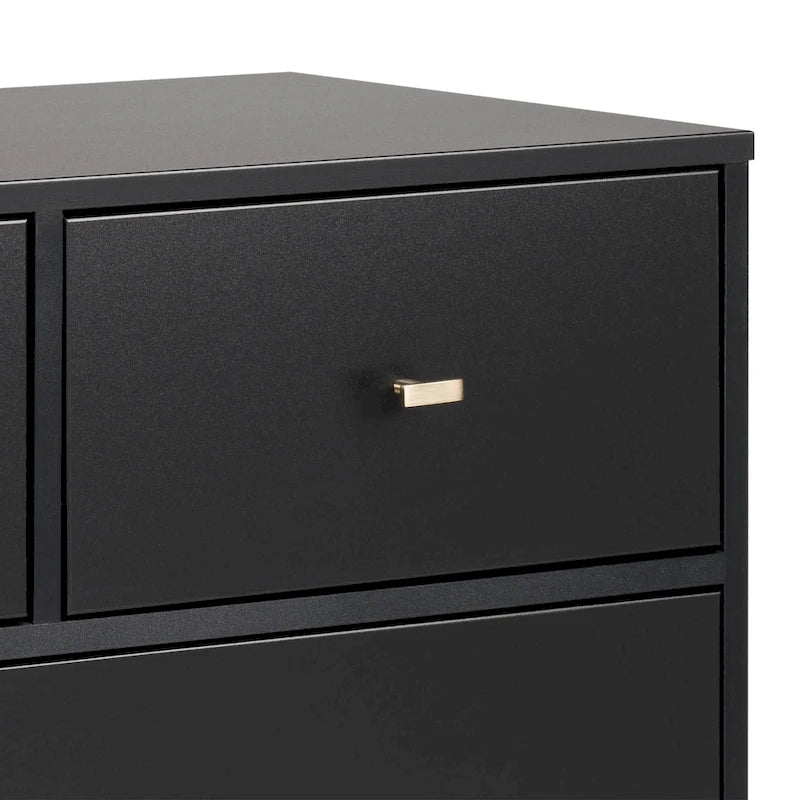 Commode à 7 tiroirs Prepac Milo de style Mid-Century
