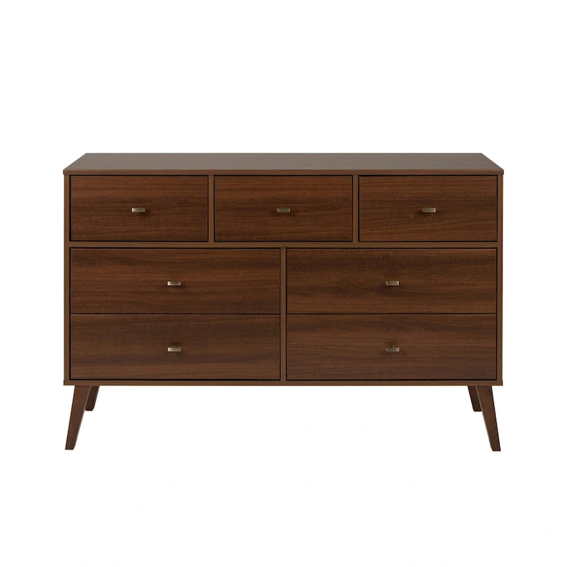 Commode à 7 tiroirs Prepac Milo de style Mid-Century