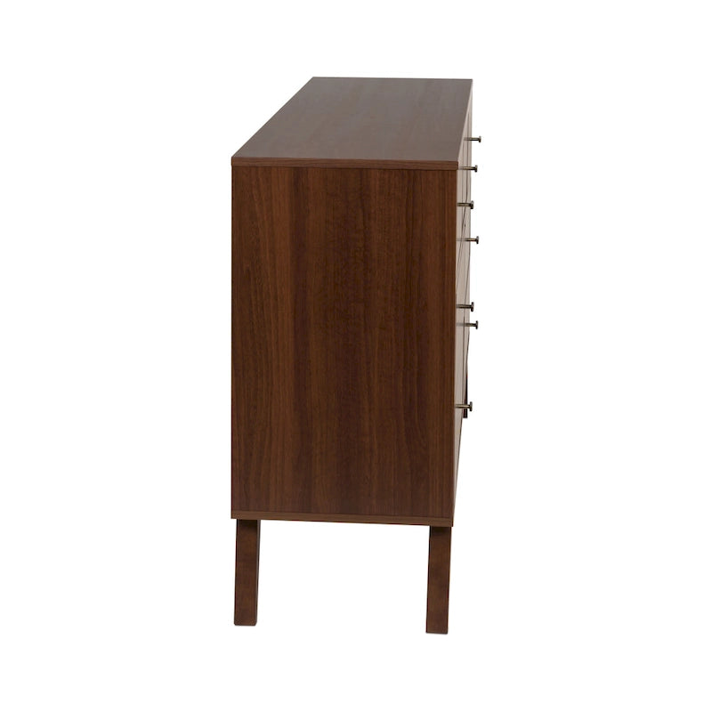 Commode à 7 tiroirs Prepac Milo de style Mid-Century