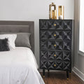 Bea Five Drawer Geo Dresser Chest