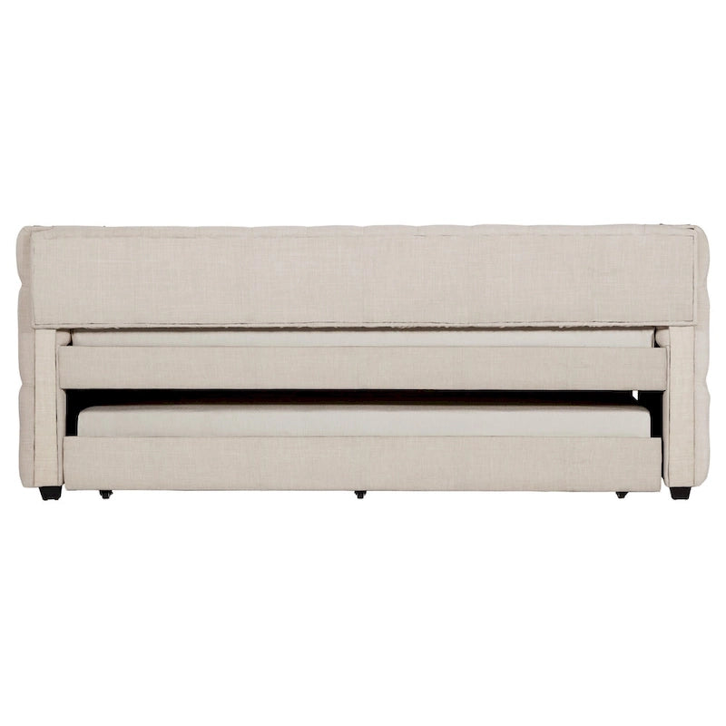 Lit de repos capitonné Knightsbridge Twin Tufted Nailhead par iNSPIRE Q Artisan