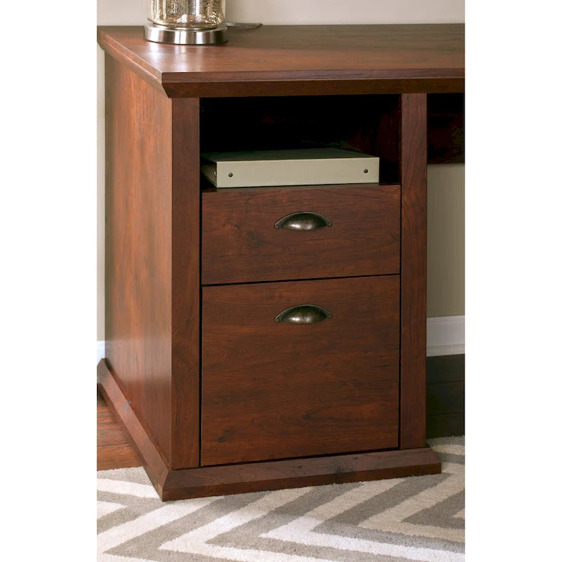 Bureau d'angle en L 60 W avec rangement Bush Furniture Yorktown