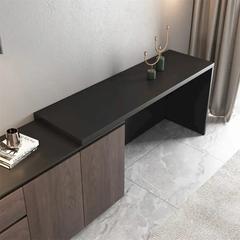 Bureau extensible avec tiroirs de rangement pour le bureau à domicile
