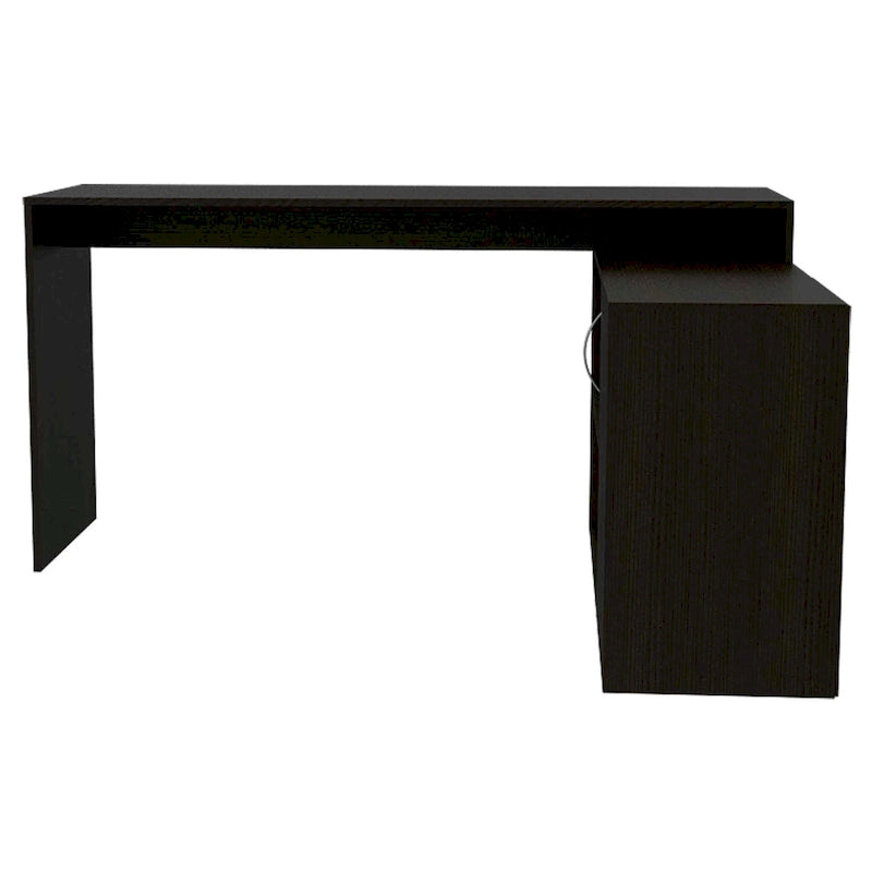 Bureau d'angle avec deux étagères et une armoire à porte unique FM Furniture Dallas