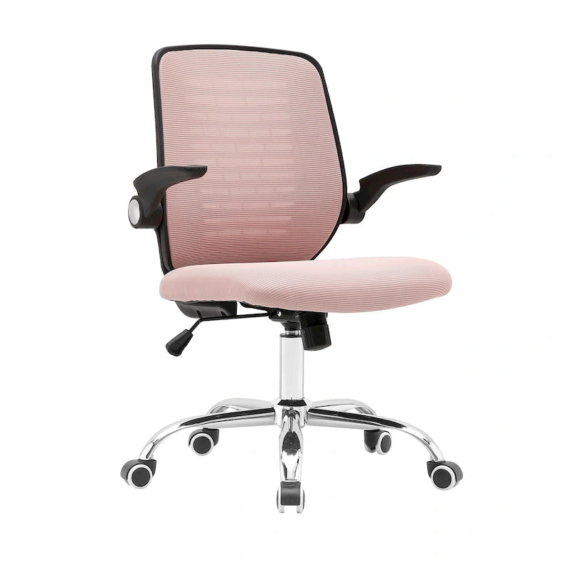 Chaise de bureau Porthos Home Hank, dossier en maille, siège réglable en hauteur