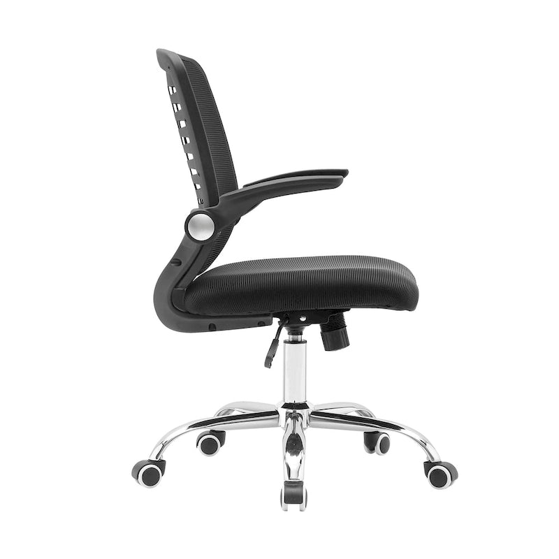 Chaise de bureau Porthos Home Hank, dossier en maille, siège réglable en hauteur