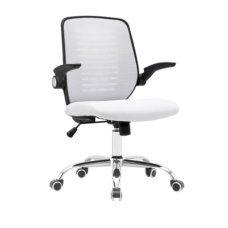 Chaise de bureau Porthos Home Hank, dossier en maille, siège réglable en hauteur