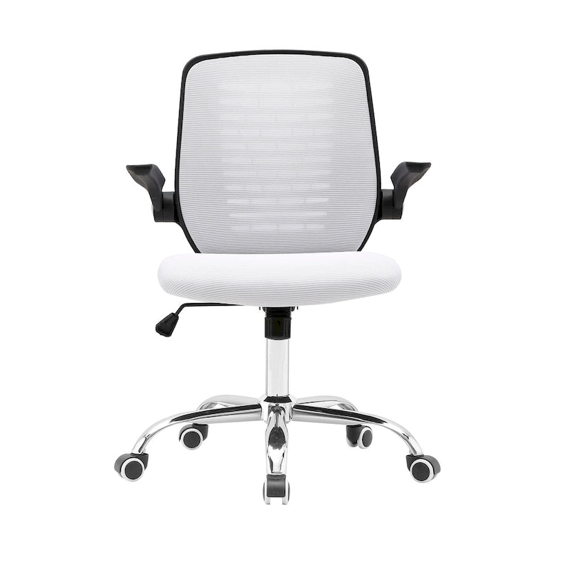 Chaise de bureau Porthos Home Hank, dossier en maille, siège réglable en hauteur