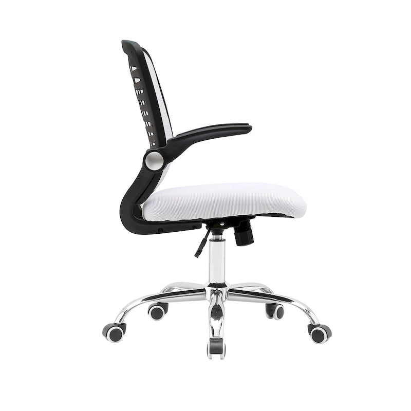 Chaise de bureau Porthos Home Hank, dossier en maille, siège réglable en hauteur