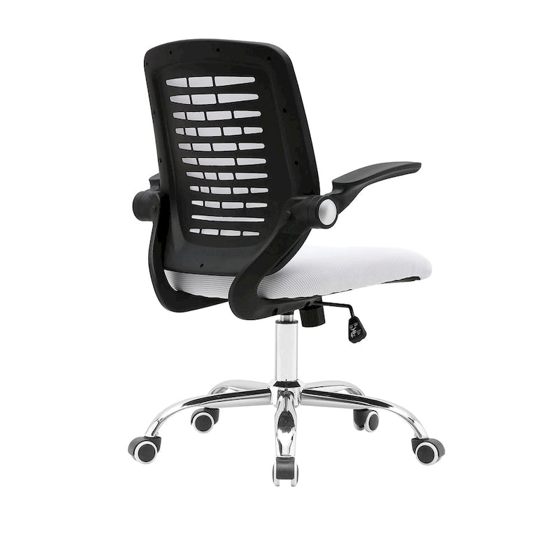 Chaise de bureau Porthos Home Hank, dossier en maille, siège réglable en hauteur