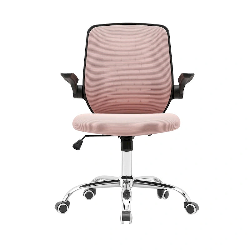 Chaise de bureau Porthos Home Hank, dossier en maille, siège réglable en hauteur