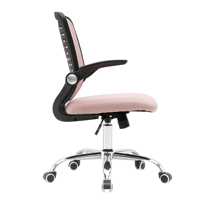 Chaise de bureau Porthos Home Hank, dossier en maille, siège réglable en hauteur