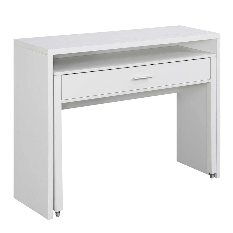Meuble Console/Bureau Coulissant avec Tiroir et Rehausseur Newport JB de Convenience Concepts